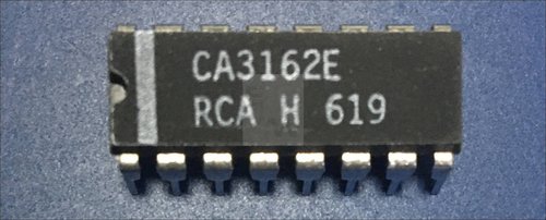 CA 3162 E DUAL SLOPE, 3-DIGIT MPX BCD OUTPUT, 7V