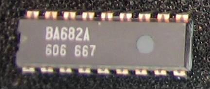 BA 682 A  LED VU METER DIL18