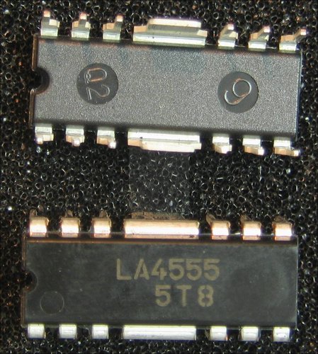 LA 4555 -SAN PWR AMP 2X4,5W-8E 12V