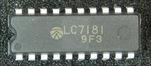 LC 7181 CB, 27MHZ KANALWAHL-CHANNEL SELECTOR
