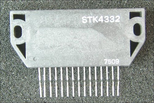 STK 4332 SAN AF POWER AMPLIFIER (5W + 5W MIN, 1%