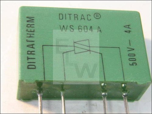 DITRAC WS 604 DUAL-GATE AC SWITCH, 1200V, 2..4A