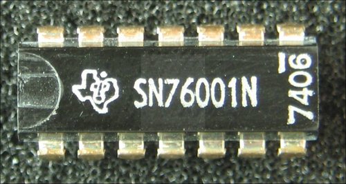 SN 76001 POWER AMPLIFIER