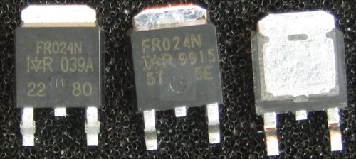IRFR 024 N-FET V-MOS 60V,15A 42W,<0.1R(8.4A)