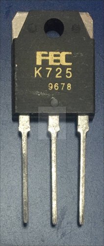 2 SK 725-FEC N-FET 500V 15A 125W 0.38R