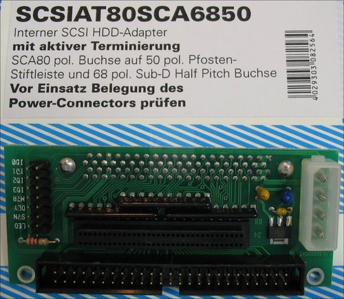 SCSIAT80SCA6850 SCA-ADAPTER CEN.80POL.HP68