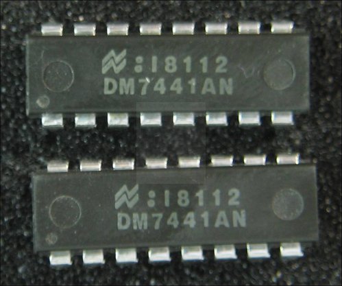SN 7441 DECIMAL DECODER-DRIVER