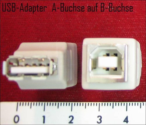 USBA-AB-BB USB ADAPTER A BUCHSE B BUCHSE