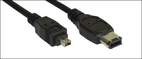 IEEE1394S-04S-02 FIRE WIRE KABEL 6-4 SS