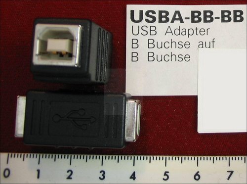 USBA-BB-BB USB ADAPTER B BUCHSE B BUCHSE