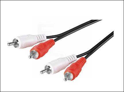 CABLE-612 1,5M 2CINCHSTECK.-2CINCHSTECK.