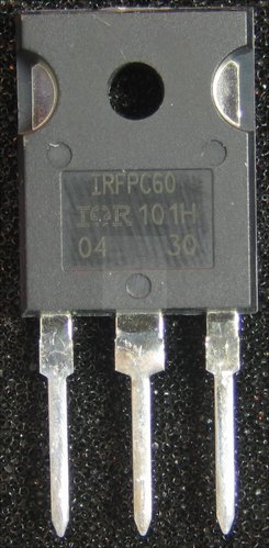 IRFPC 60 n-fet V-MOS, 600V, 16A, 280W, <2,2ê(2,6A)