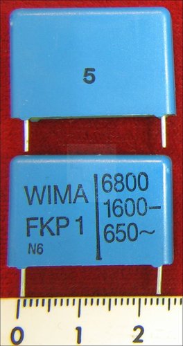 C6K8 1600FKP1 WIMA 6.8NF 1600V RM22.5MM