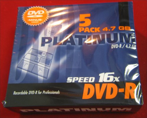 DVDMR5 DVD-R Roh.Platinum 5x Jewelc