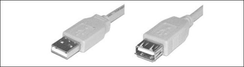 U2AMF05Z 0,5M USB 2.0  VERLAENGERUNGSKABEL, A-A, ZE