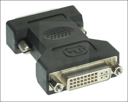 DVI-D Adapter digital, DVI-I 24+5 Buchse an DVI-D