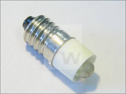 LLED-E10-12-W LED-LAMPE E10 12V WEIss
