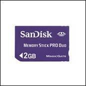 MC MEMORY STICK 002GB SANDISK PRO DUO CARD