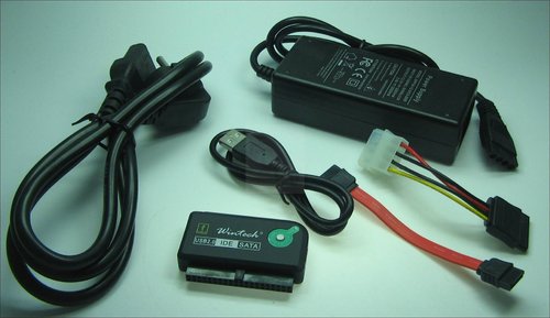 USB 2.0 ZU IDE UND S-ATA CONVERTER, WINTECH SAK-30