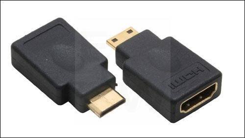 HDMI ADAPTER,  HDMI BUCHSE AUF MINI HDMI STECKER,