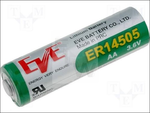 EVE-ER14505-S LITHIUMBATTERIE 3,6V 2400MAH FI 14,5