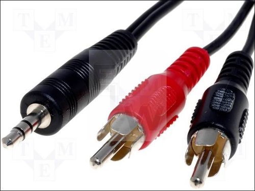 CABLE-458-3 KABEL, STECKER JACK 3,5 STEREO-2X STEC