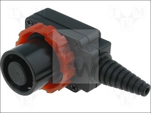CL2072 POWER PLUG CLIFFCON 8PIN 250VAC 10A ANGLED