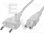 SN14-2-07-1.8WH MAINS CABLE EURO 1.8M WHITE