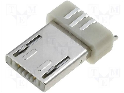 ESB22A112101Z PLUG MICRO USB-A, GOLD CONTACTS