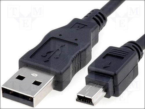 CAB-MUSB-A5-5  KABEL, MINI USB A 5POLIG-USB A, 5M