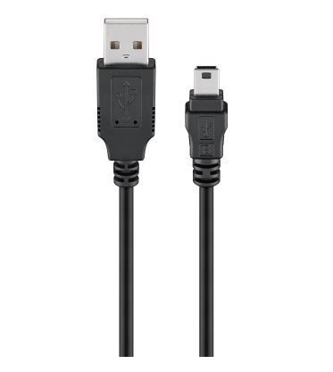 CAB-MUSB-A5-3 KABEL, MINI USB A 5POLIG-USB A, 3M C