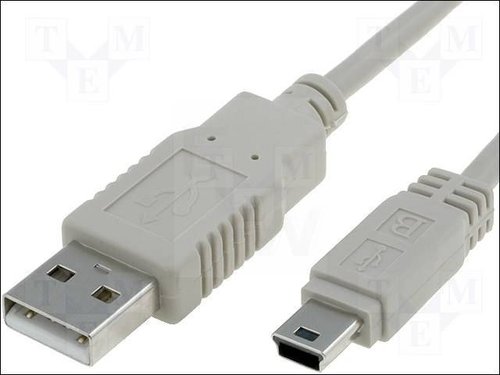 CAB-MUSB-A5 KABEL, MINI USB A 5POLIG-USB A, 1,8M C