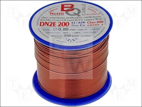 DN2E0.80-0.25 WICKELDRAHT LACKIERT DN2E-+200°C FI