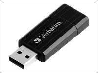 VERBATIM STORE _N_ GO PIN STRIPE USB DRIVE - 16 GB