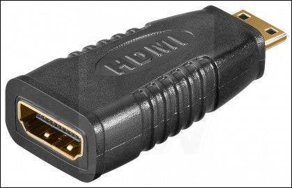 HDMI™ ADAPTER, VERGOLDET  HDMI™-BUCHSE (TYP A)